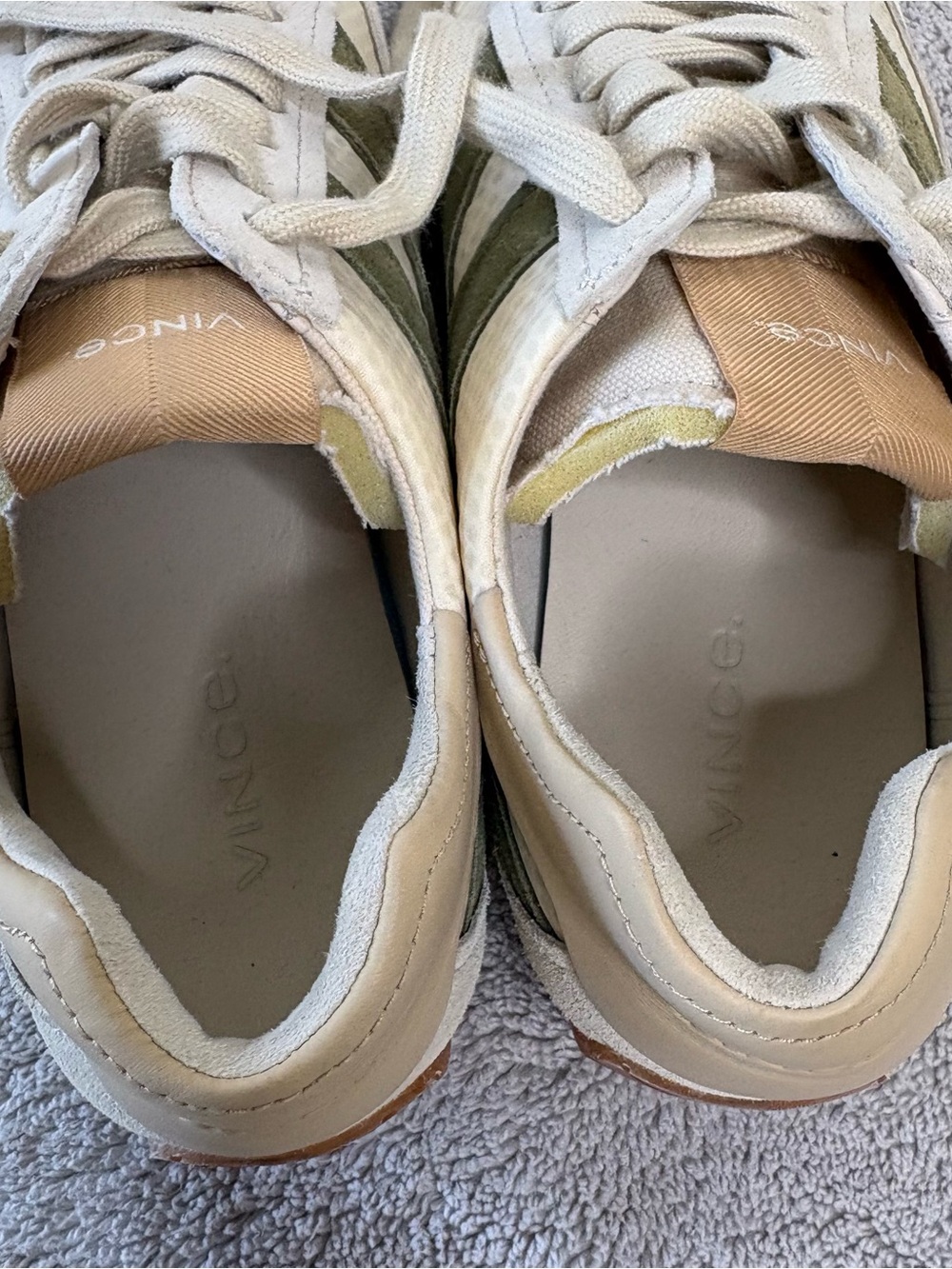 Vince Oasis Runner Sneaker Moonlight Loden Green Women’s size 7 - Picture 10 of 14